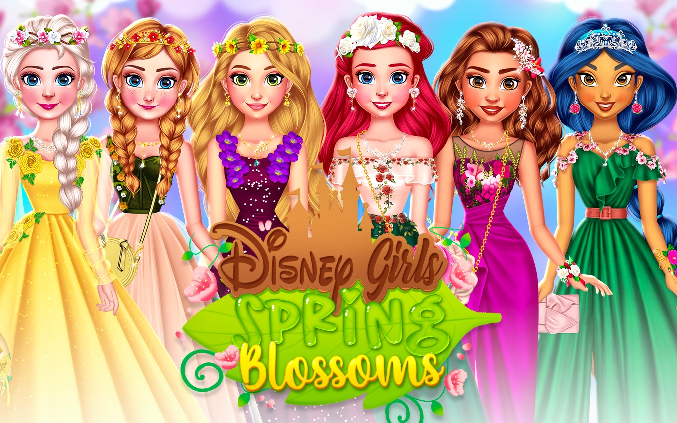 Princess Girls Spring Blossoms